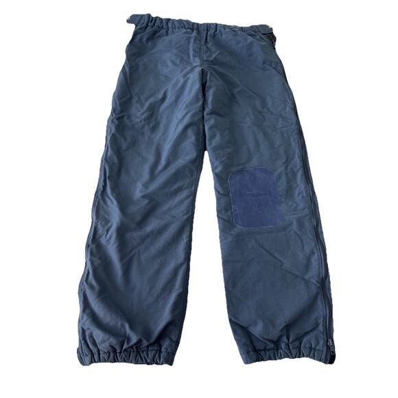 VTG LL Bean Snow Pants Women's 32x40 Blue Insulated Ski Snowboard - Picture 1 of 14